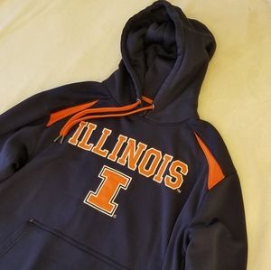 University of Illinois navy and orange hoodie